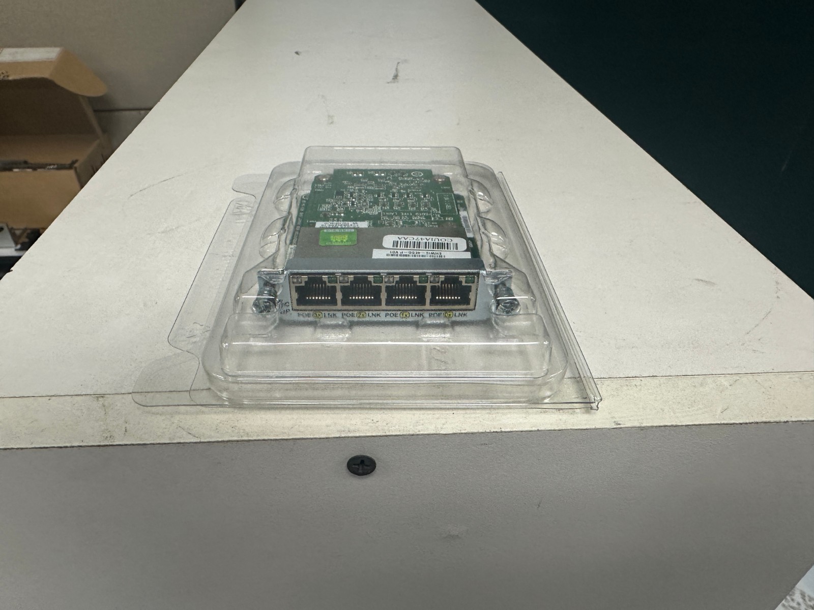 EHWIC-4ESG-P 4 PORT GIGABIT ETHERNET SWITCH MODULE