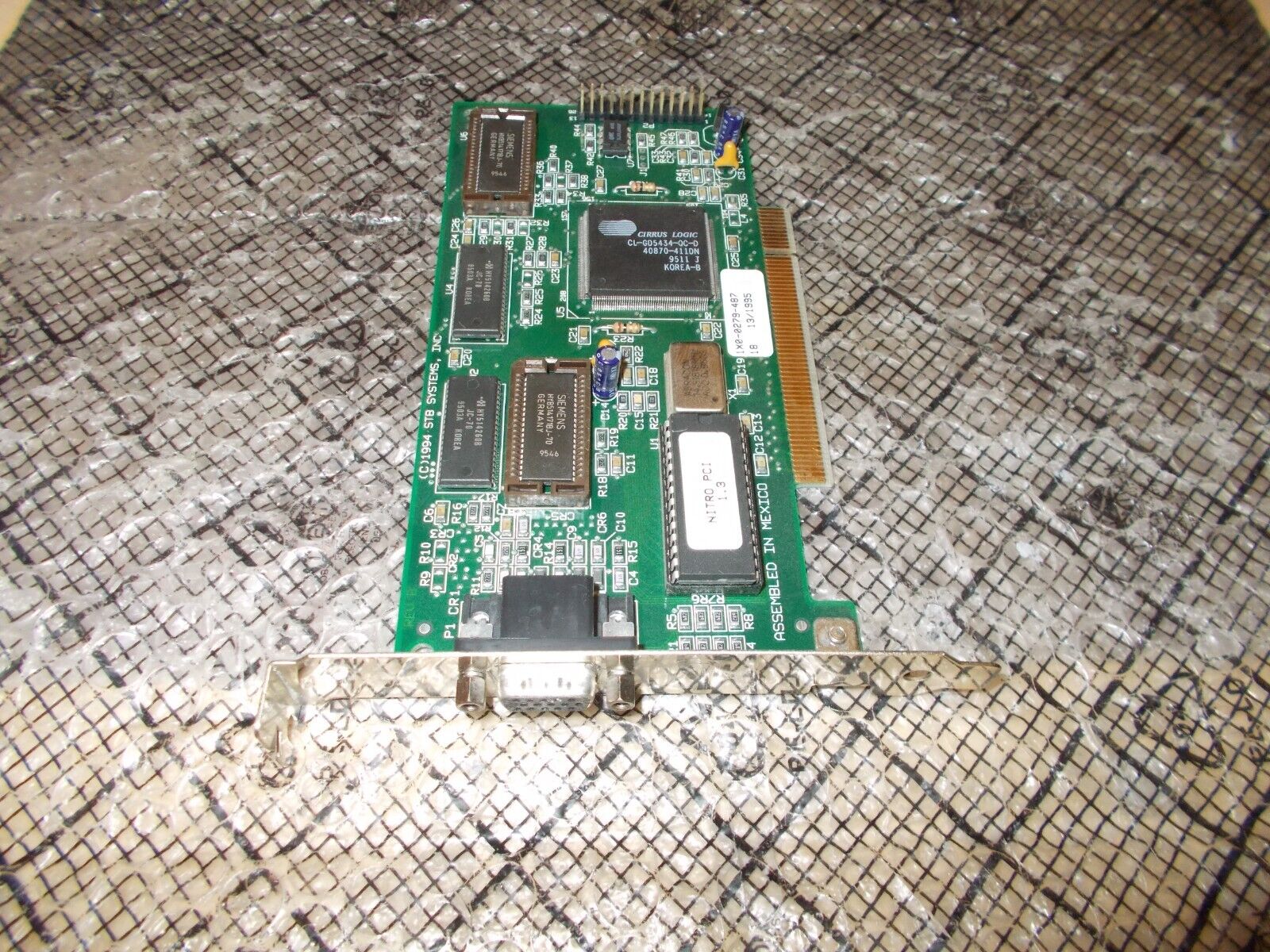 STB Systems NITRO PCI 2MB (1MB + 1MB) PCI VGA Video Card 1X0-0279-487