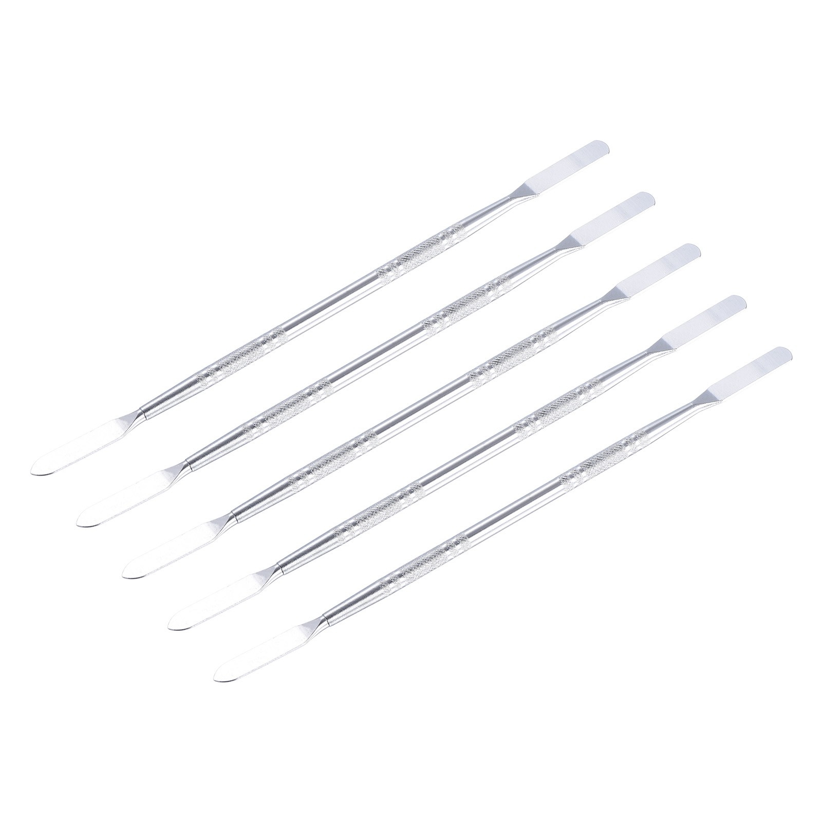5pcs Mini Metal Spudger Mini Crowbar Flat Head Stainless Steel Pry Bar 6.7x0.25"