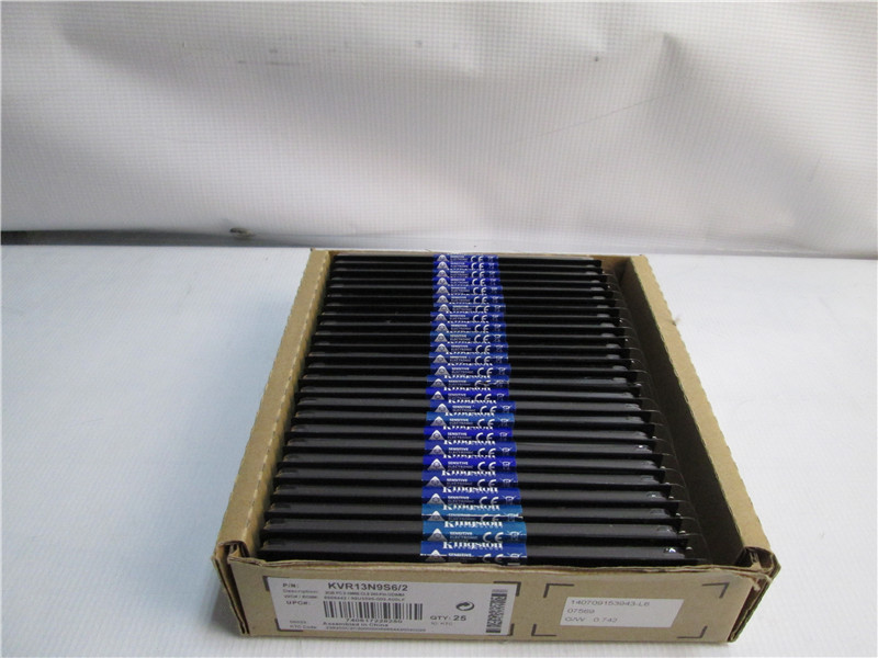 Kingston KVR13N9S6/2 2GB DDR3-1333 PC3-10600 Desktop RAM Lot of 25