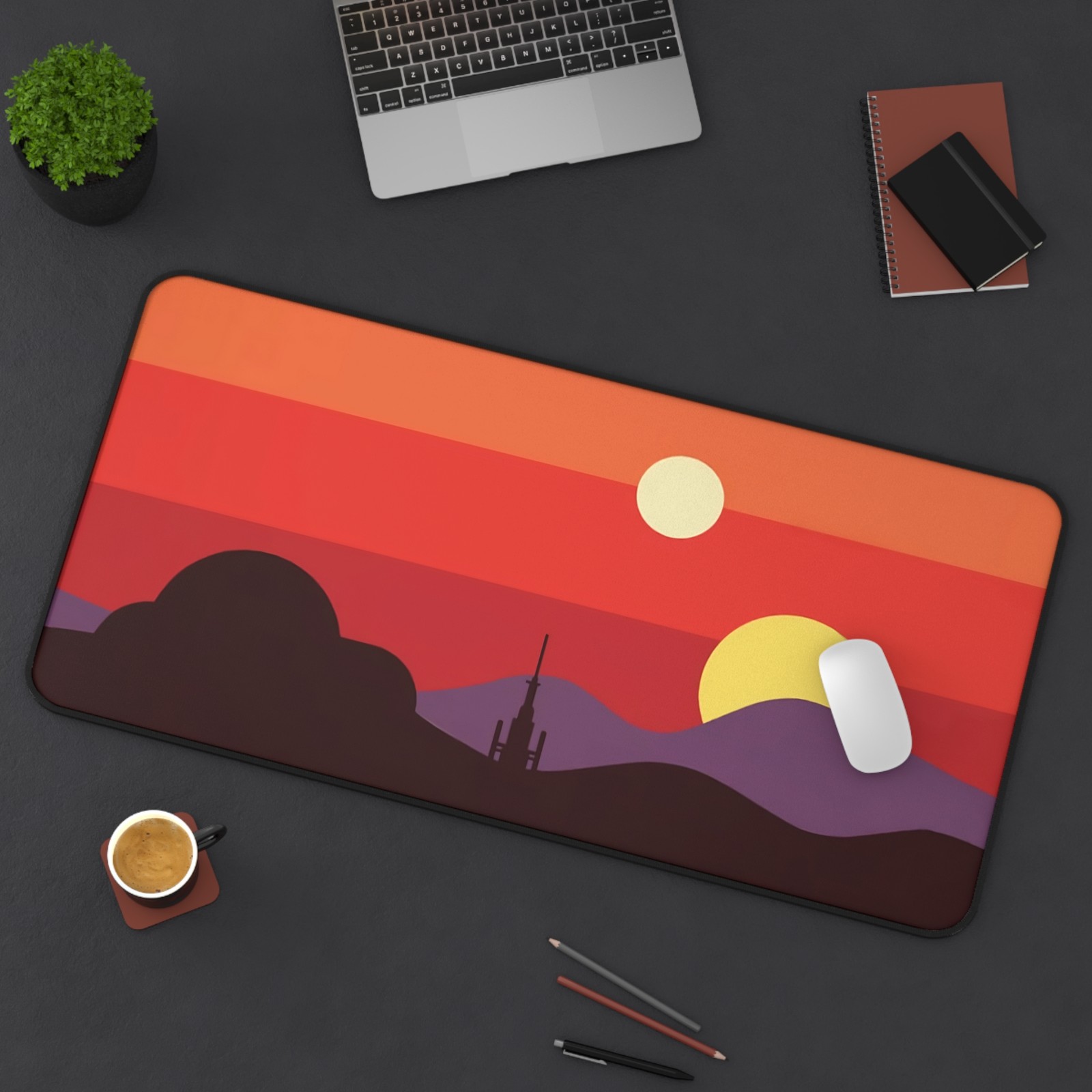Star Wars Desk Mat | Tatooine Desk Mat | Star Wars Mouse Pad
