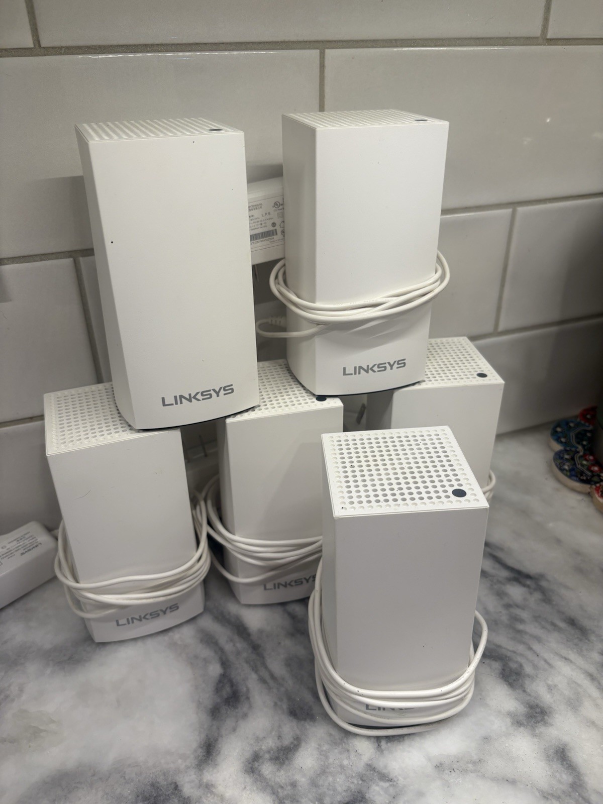 Linksys Model VLP01 Lot of 6 -5 With power cord and 1 Without