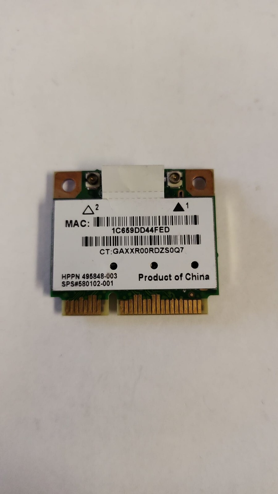 Original HP 518437-001 580102-001 Dual abgn Wireless AR5BHB92-H PCIe Half AR9280