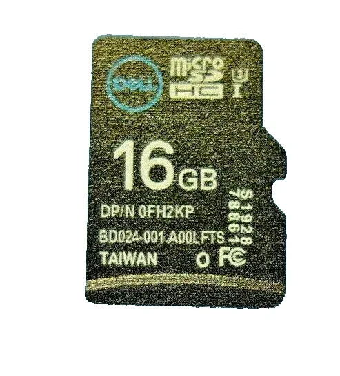 FH2KP DELL 16GB MICRO SD HC CLASS 10 MEMORY CARD 14TH GEN SERVERS R7YTT
