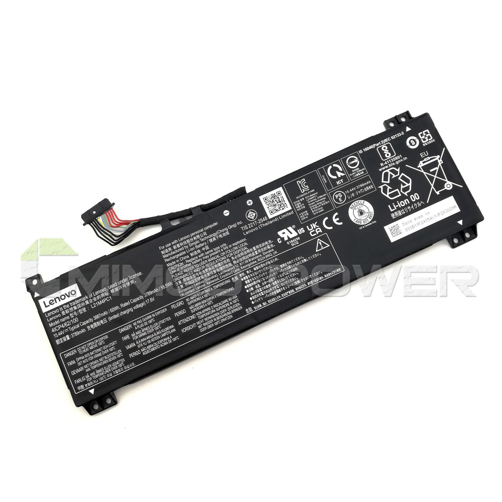 New Genuine L21C4PC0 L21M4PC0 Battery for Lenovo Legion 5 15IAH7 15ARH7 15ARP8