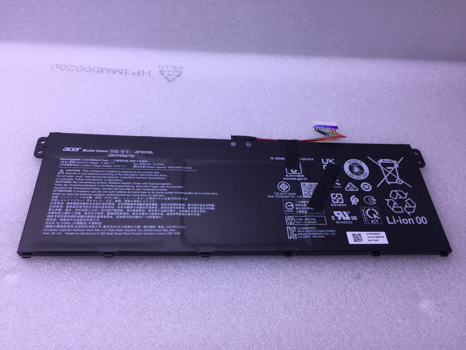 Acer Go 15 AG15-32p N23c2 genuine original battery AP23ABL