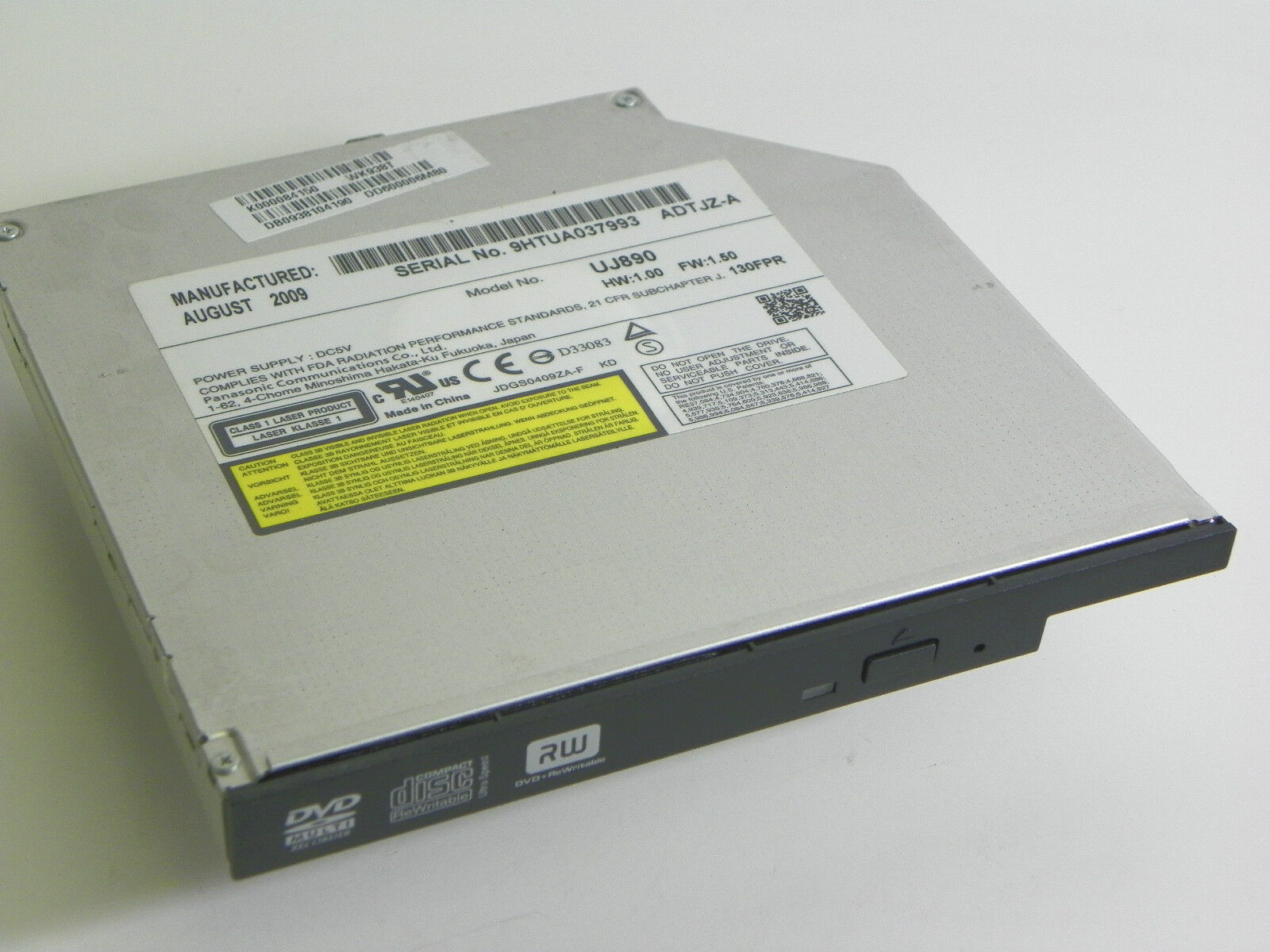 Panasonic UJ890 DVD±RW SATA Drive - Serial ATA K000084150
