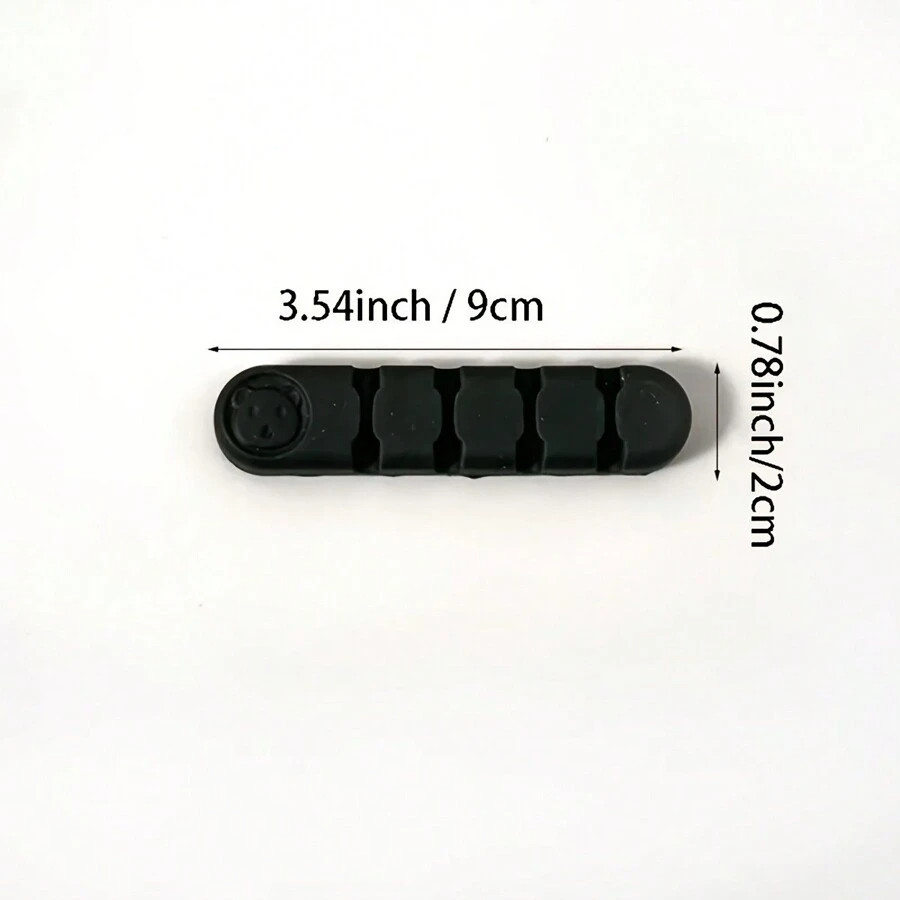 Desk Cable Organizer Silicone Clip Self-Adhesive Wire Management For USB Holder 
