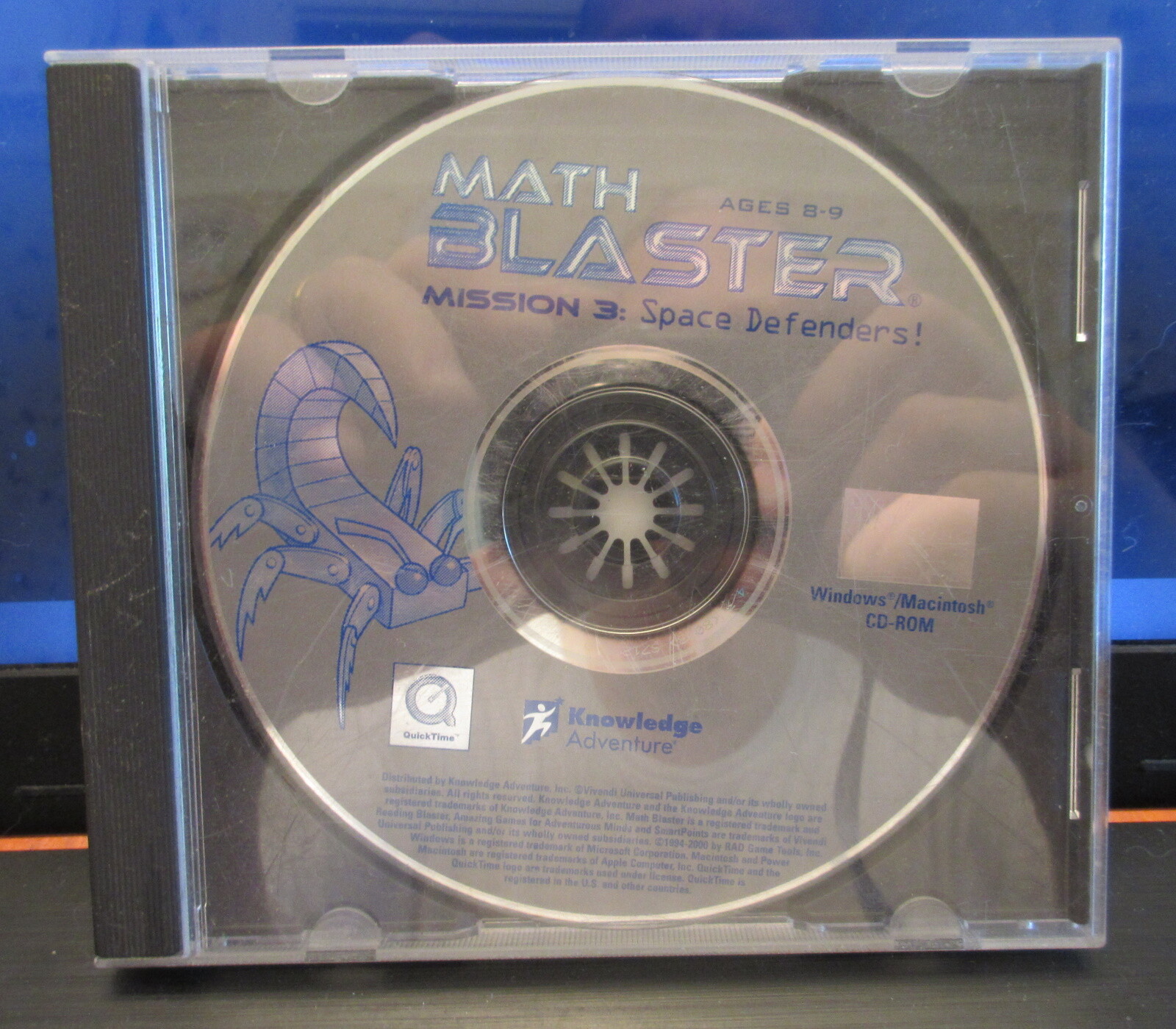 Math Blaster "Mission 3: Space Defenders, Ages 8-9" - Windows or Mac Systems