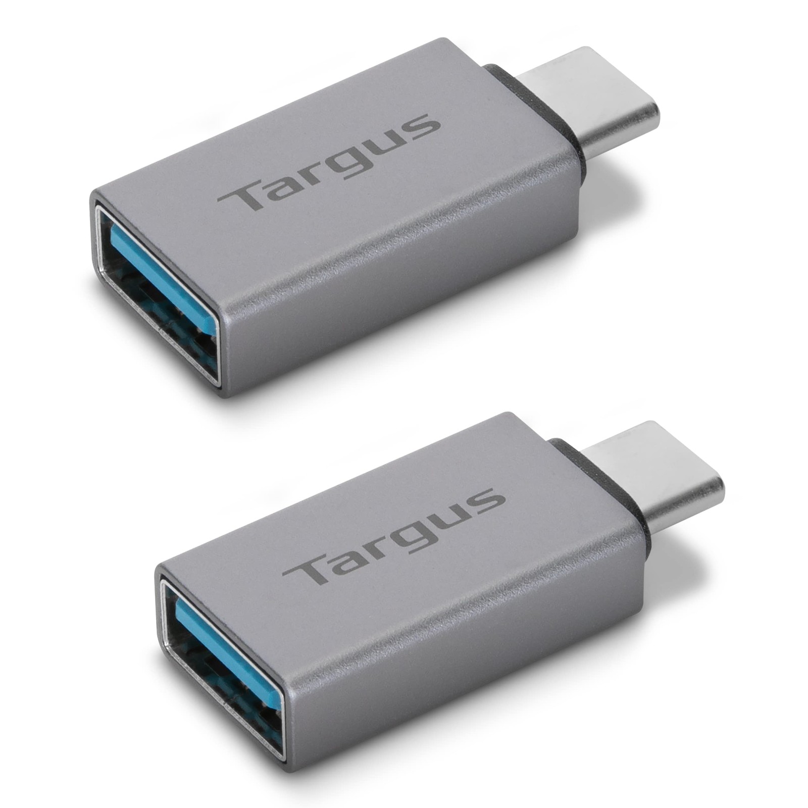Targus USB-C to USB-A Adapter 2-Pack - Fast Data Transfer, One Size, Classic