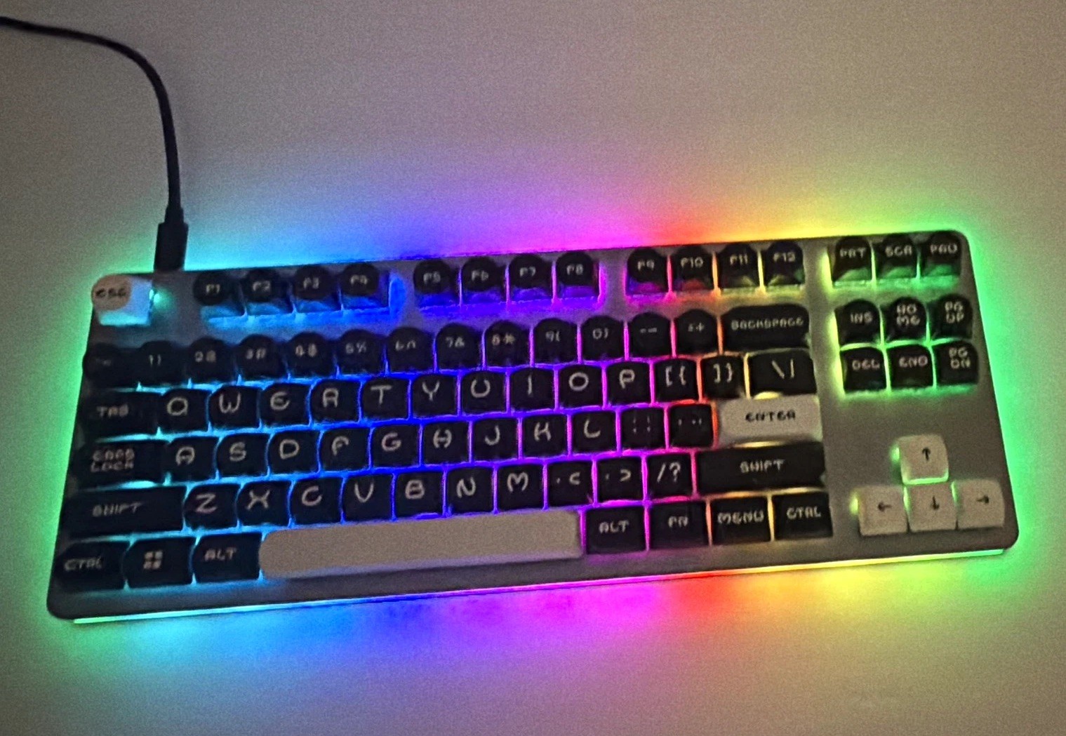 DROP CTRL Mechanical Wired USB RGB Illuminated Keyboard W/ Interchangeable Keys