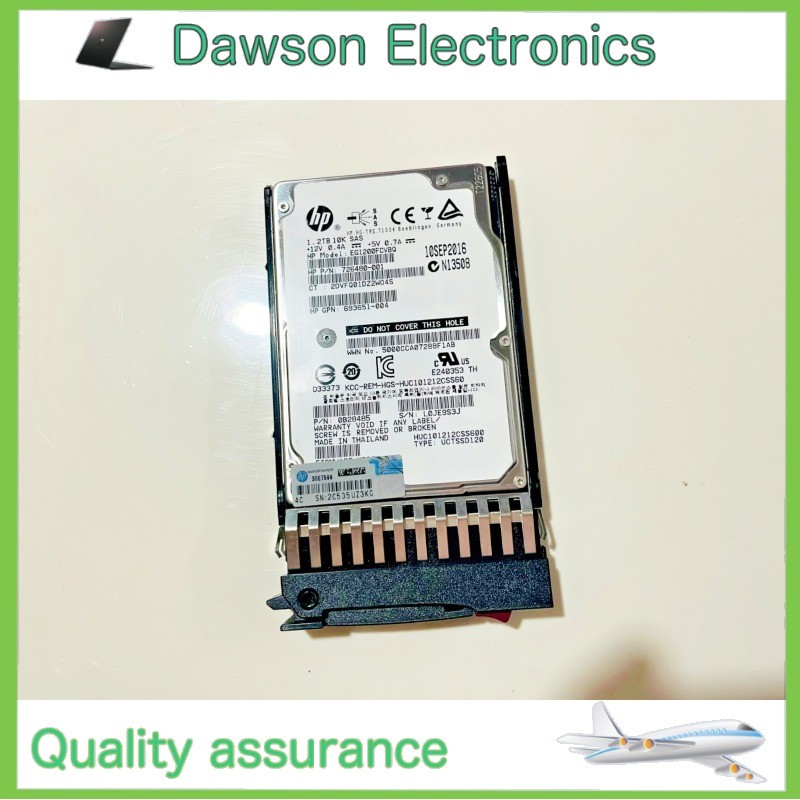New718160-B21 HP 1.2TB 6G SAS 10K 2.5in DP ENT HDD 718291-001