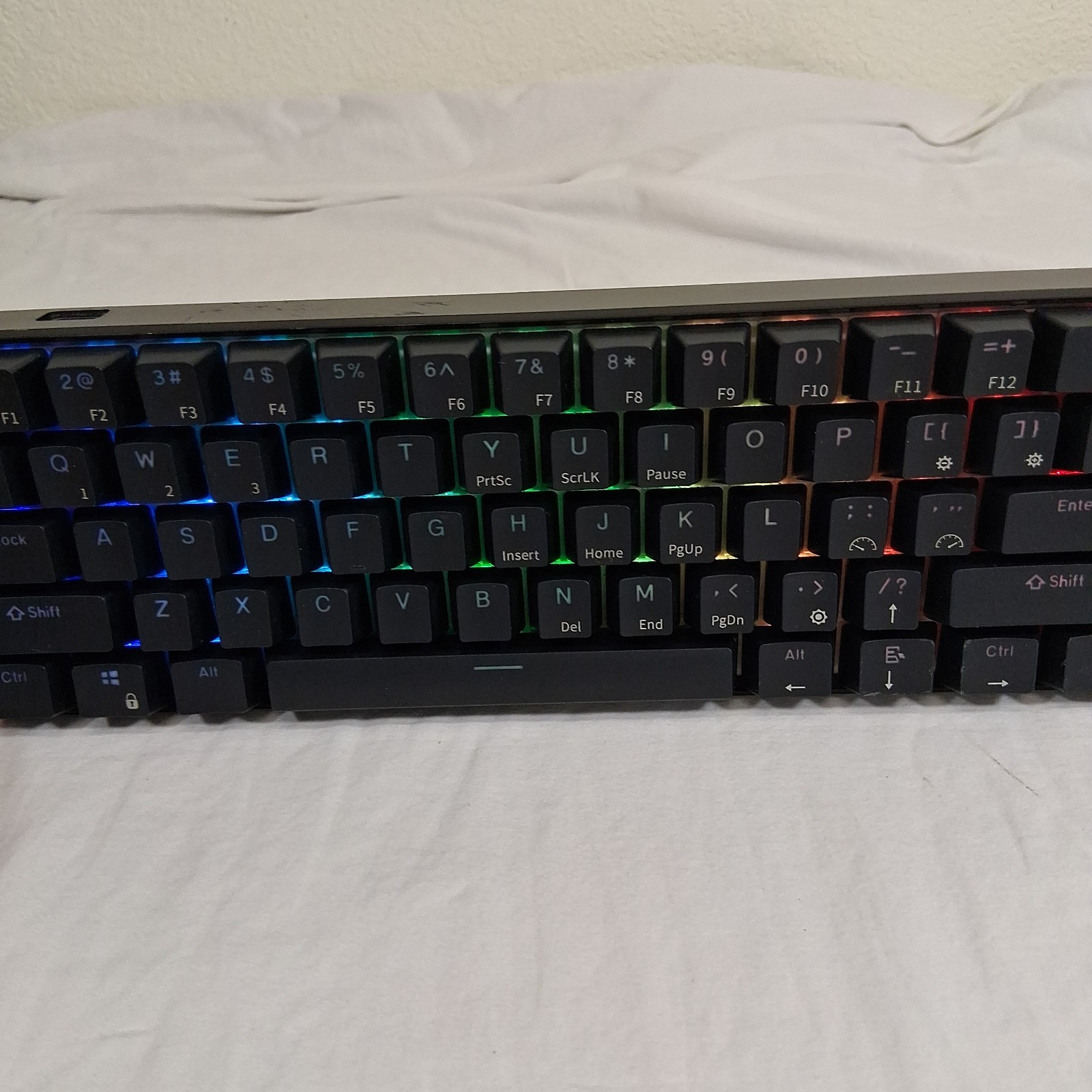 Royal Kludge RK61 Mechanical Keyboard Black RGB 61‑Key Wired Wireless Bluetooth