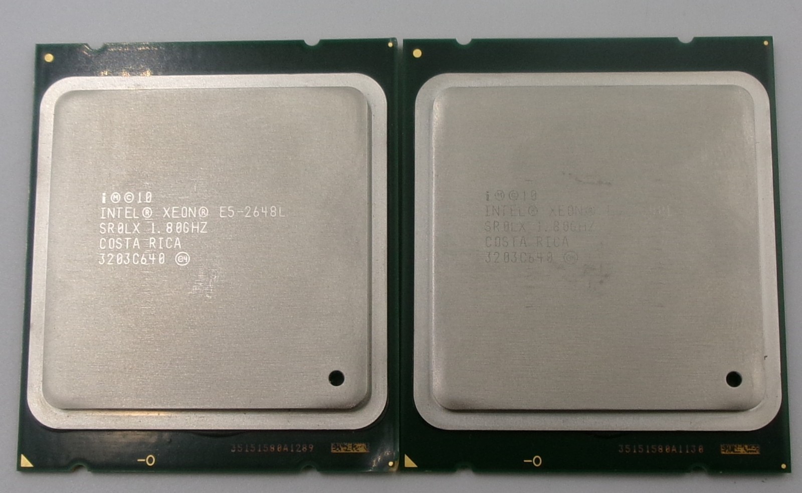 Intel Xeon E5-2648L SR0LX 1.80GHz 8-Core LGA2011 Server CPU Processor Lot of 2
