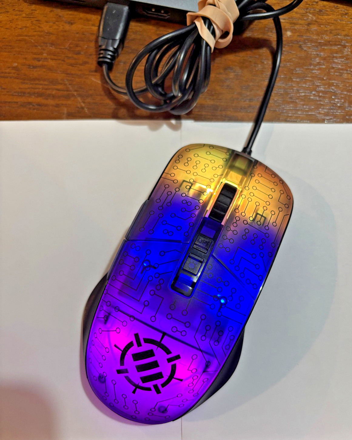 ENHANCE Voltaic 2 Gaming Mouse - Computer Mouse with 7 Programmable Buttons