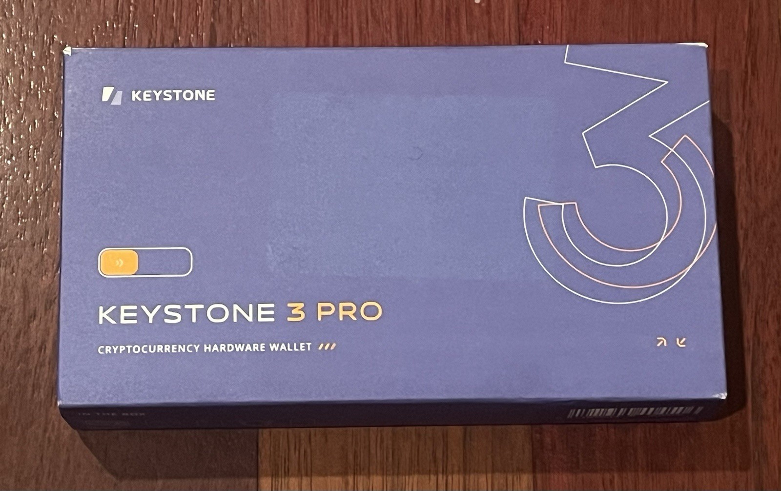 Keystone 3 Pro Cryptocurrency Hardware Wallet Dark Gray, Model KV032