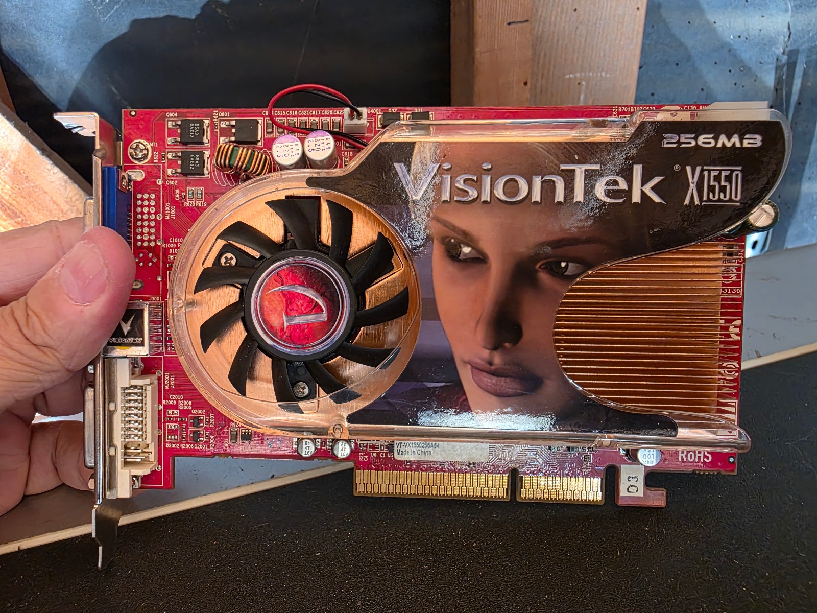 Visiontek ATI Radeon X1550, 256MB, AGP Graphics Card