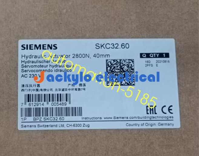 1PC Siemens hydraulic actuator SKC32.60 brand new FedEx or DHL