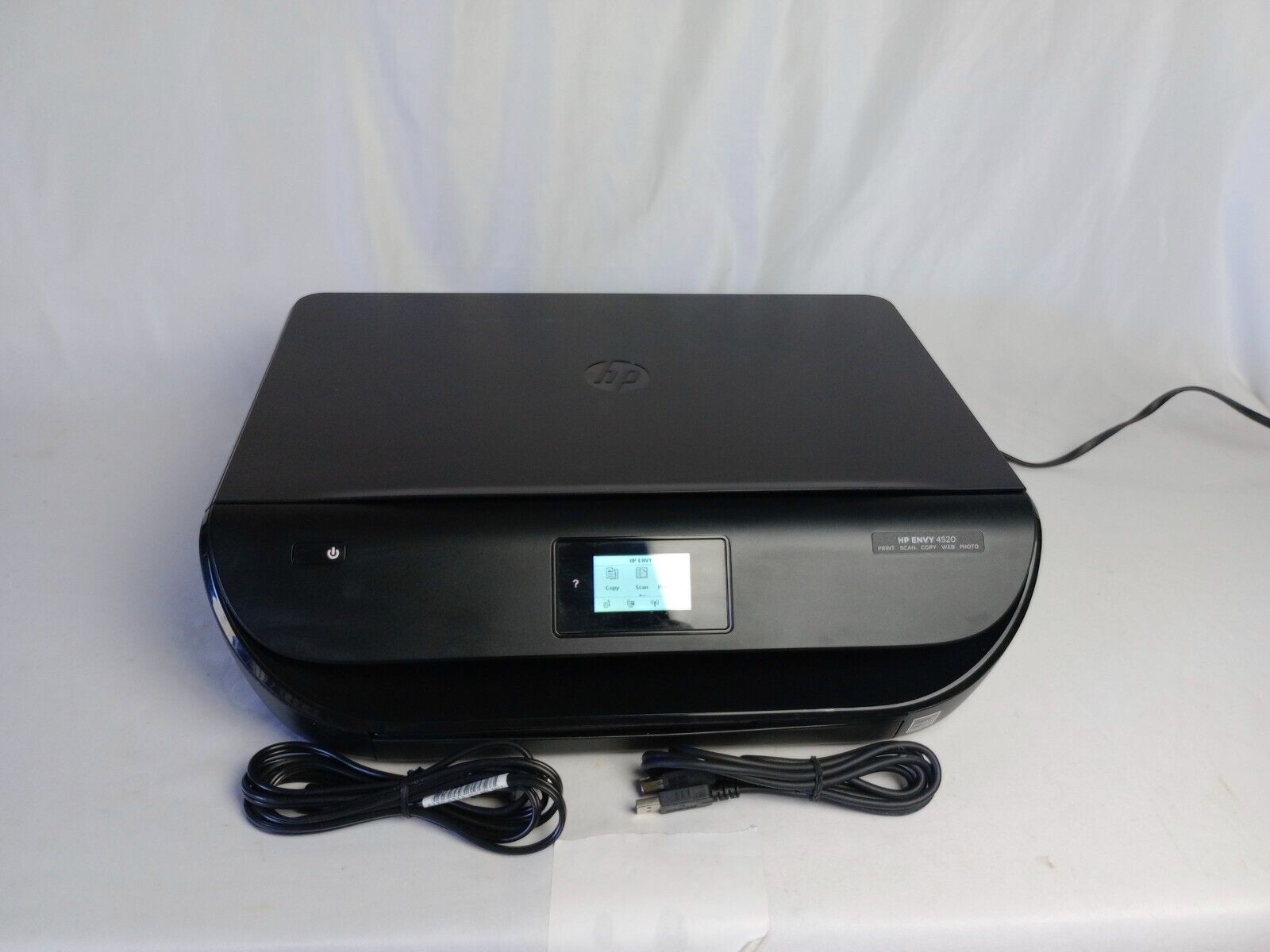 HP Envy 4520 Wireless All-in-one Printer Print Scan Copy Black  WiFI Low Pages. 