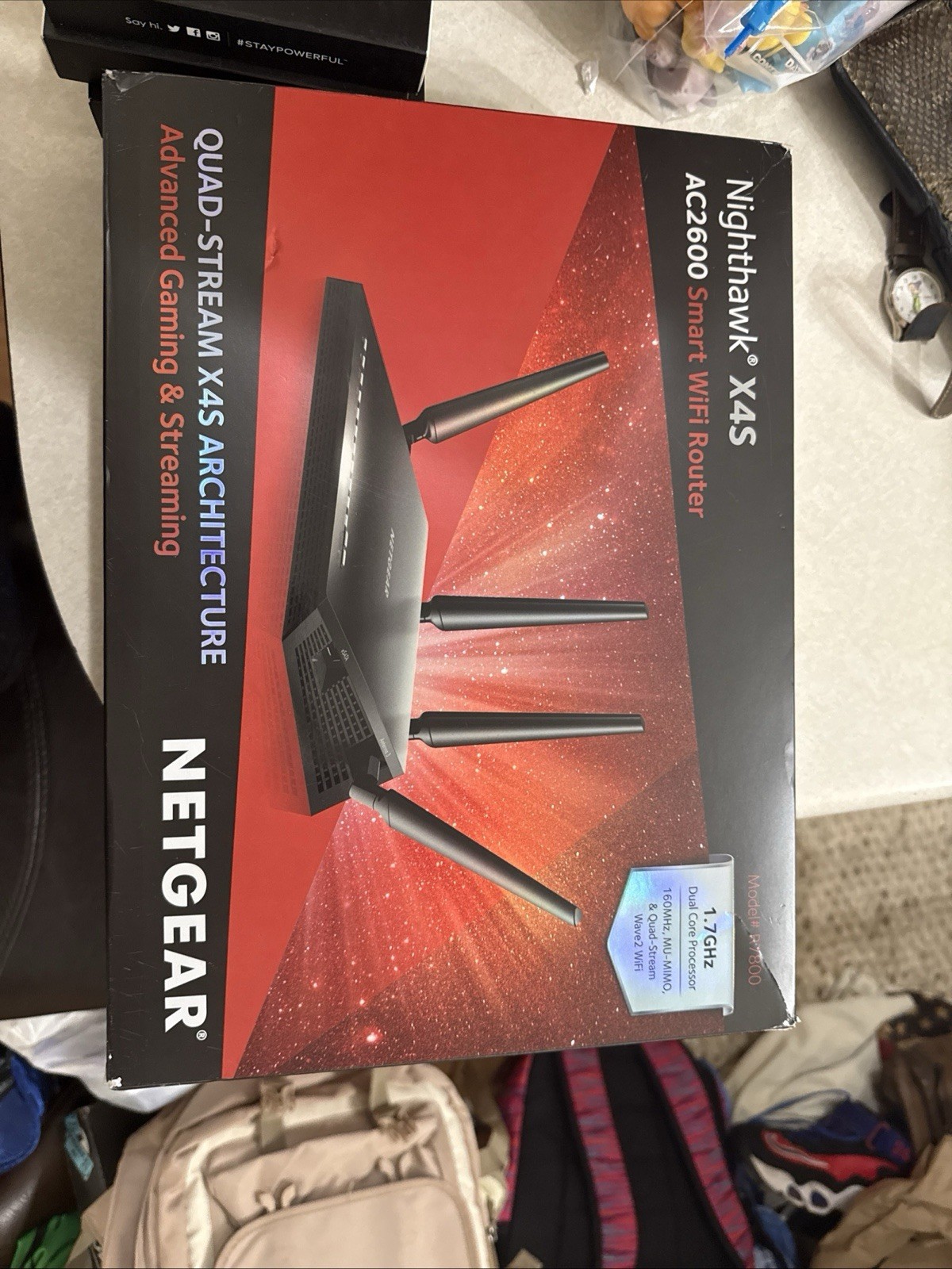 NETGEAR R7800-100NAS Nighthawk 2600 Mbps X4S Smart WiFi Router