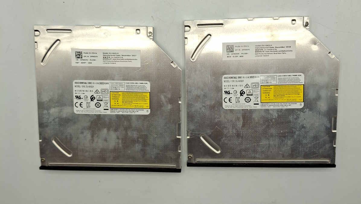 LOT OF 2 Lite-On DU-8A5LH DVD/CD Burner Drive 0PNDVV PNDVV -BLACK Bezel