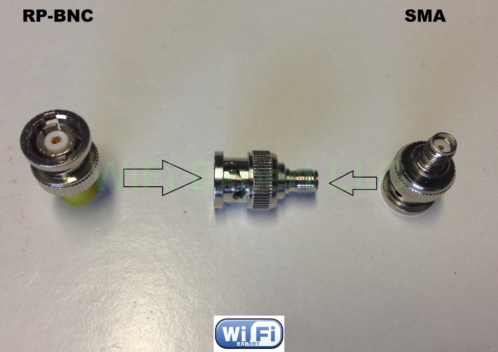 1x Plated SMA Female Jack to RP-BNC Male plug RF coaxial Adapter RF Connector US