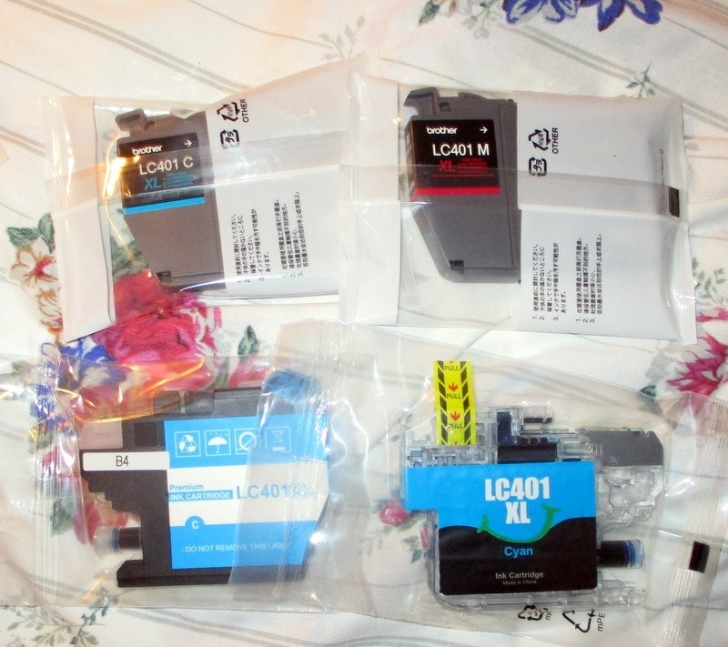 4 Pk LC401XL LC401 MFC Ink Cartridges Brother Printer LC 401 401XL