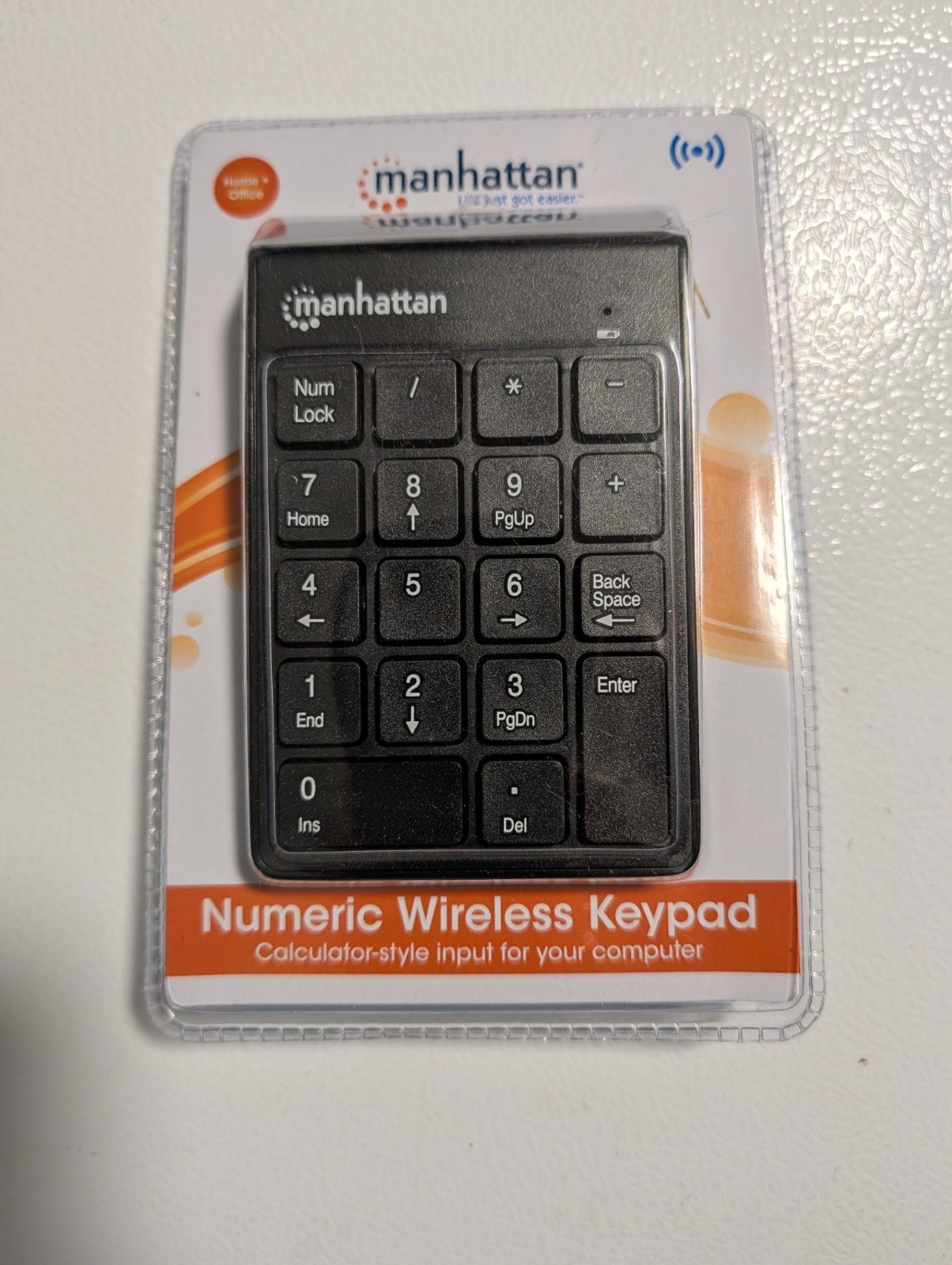 Manhattan Wireless Numeric Keypad – New Sealed Package – USB Wireless Number Pad