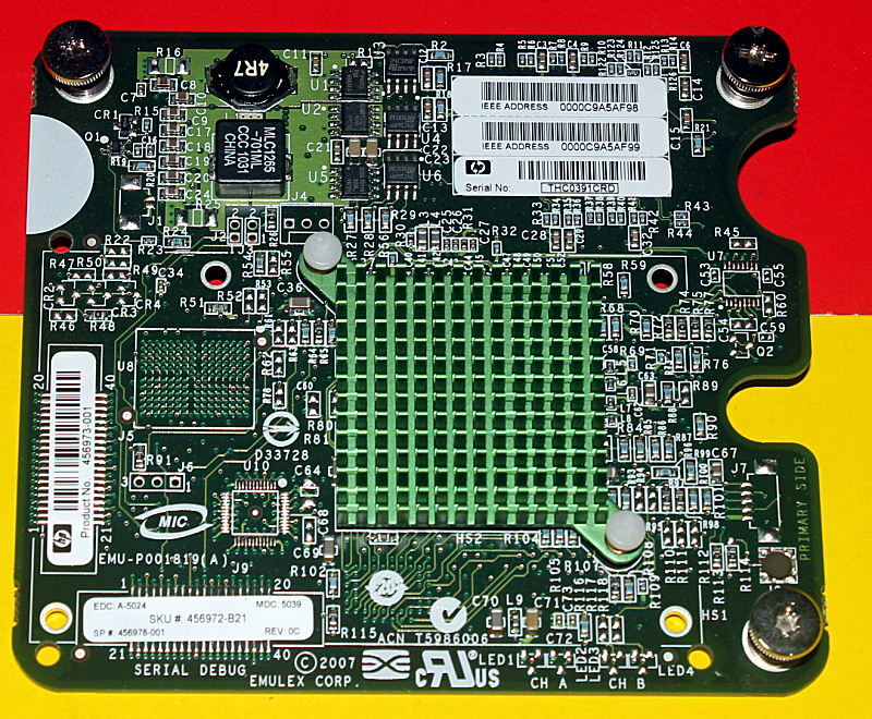 HP 456978-001 456972-B21 456973-001 Emulex LPE1205 8GB FC HBA Card