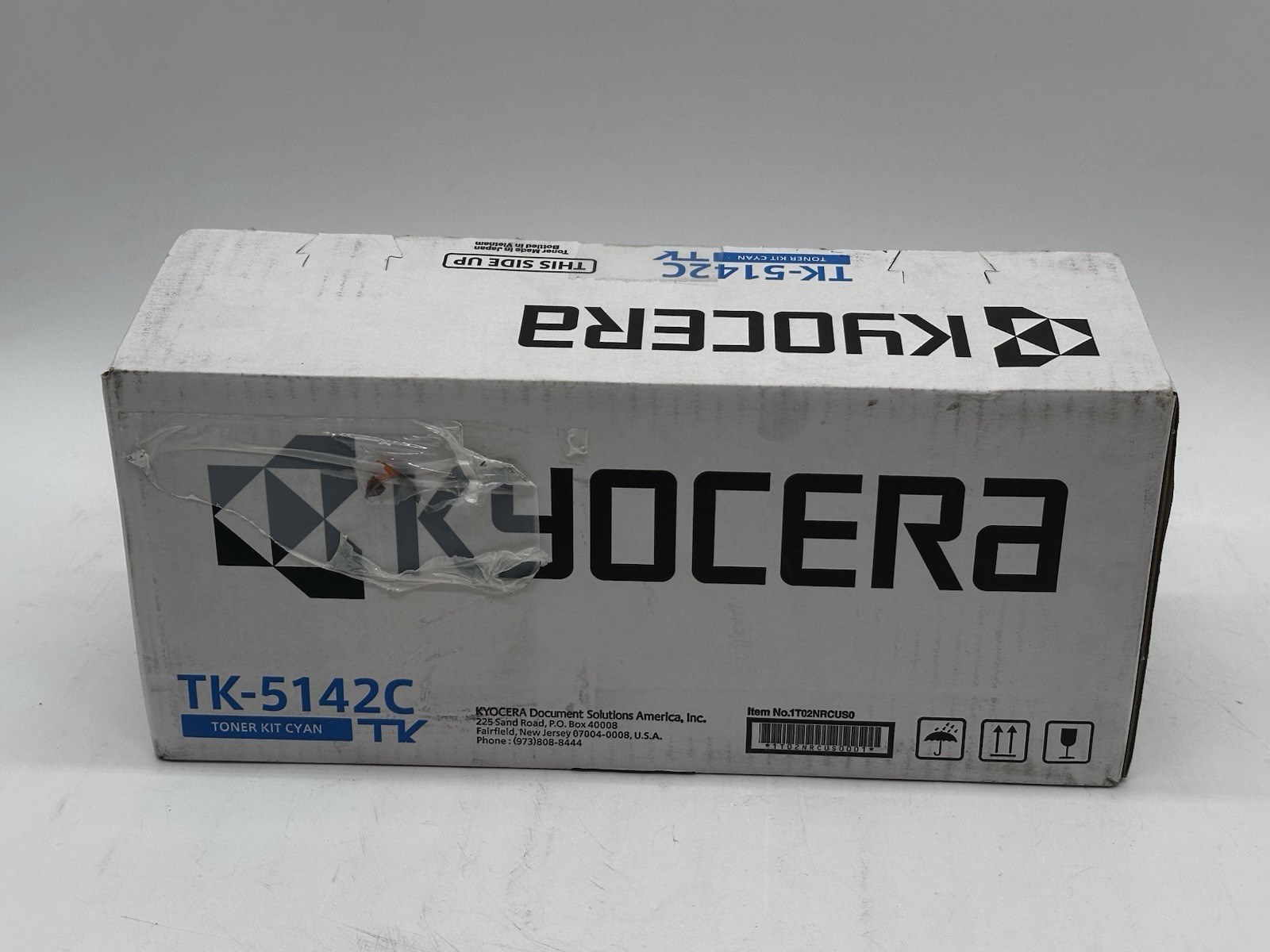 Kyocera TK5142C Cyan Toner Cartridge-Open Box
