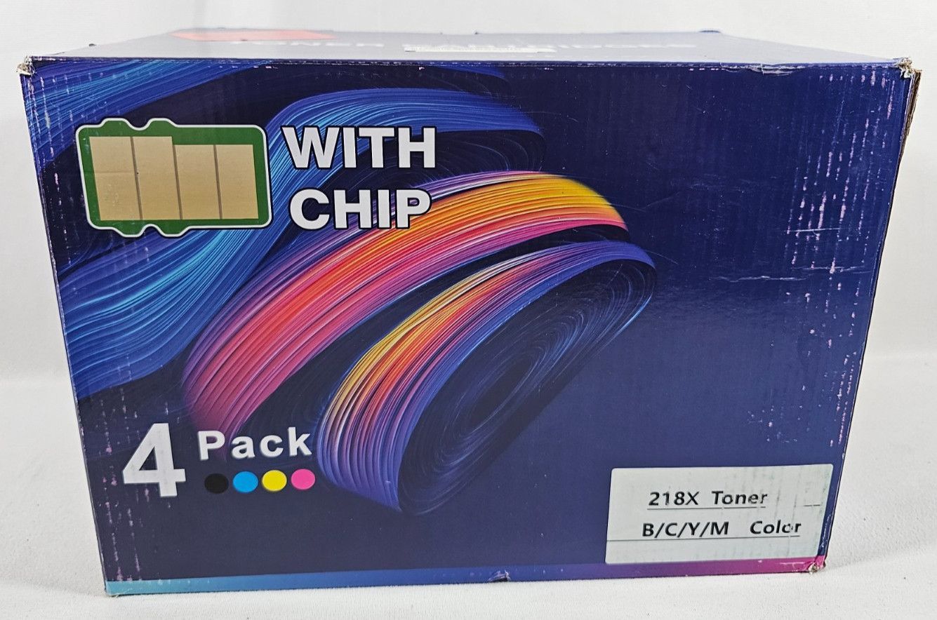 For HP 218X W2180X 218A W2180A 4x Toner Cartridge Black Cyan Magenta Yellow 3301