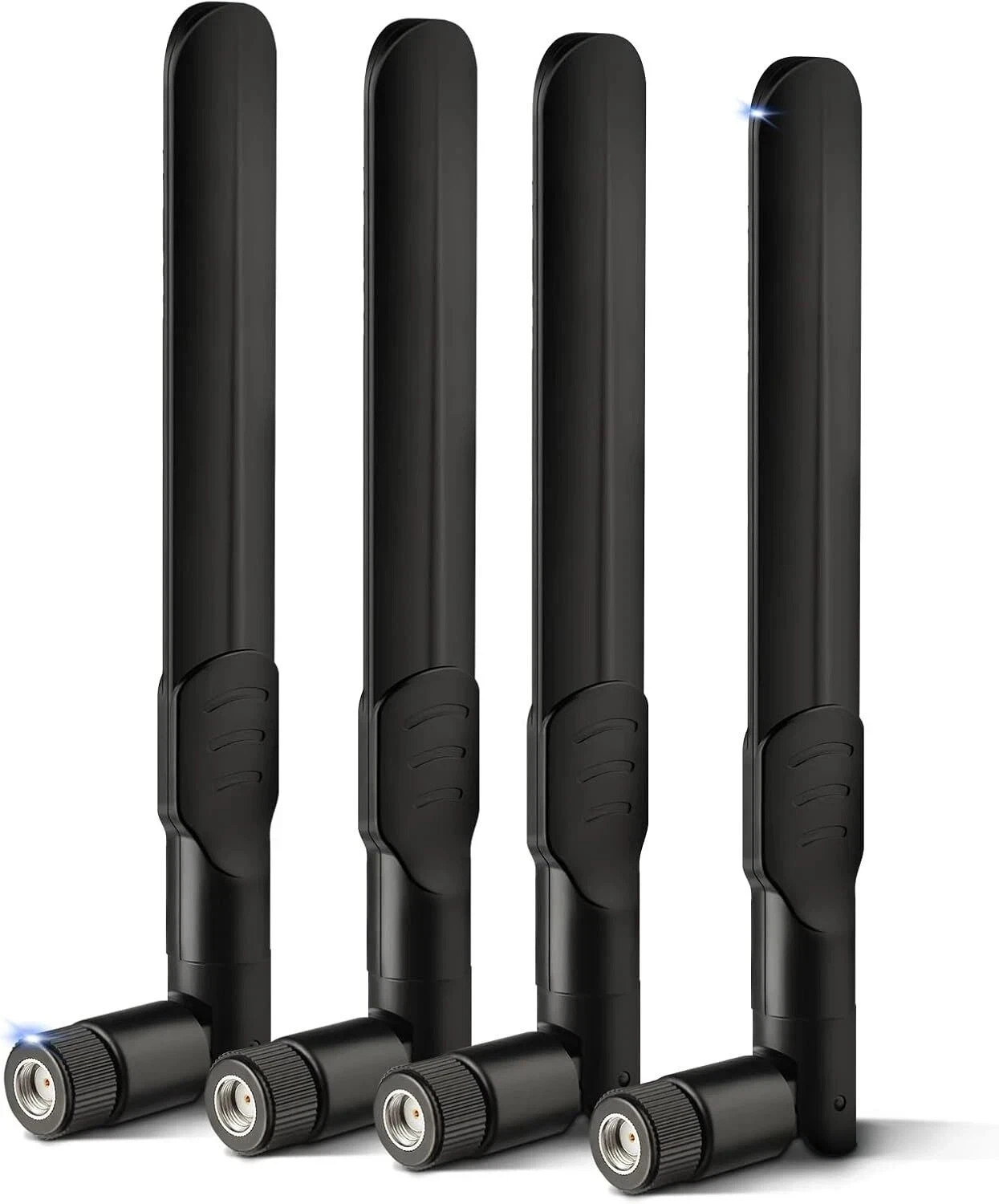 Bingfu 4G LTE Cellular Trail Camera Antenna 8dBi RP-SMA Male Antenna (4-Pack) Co