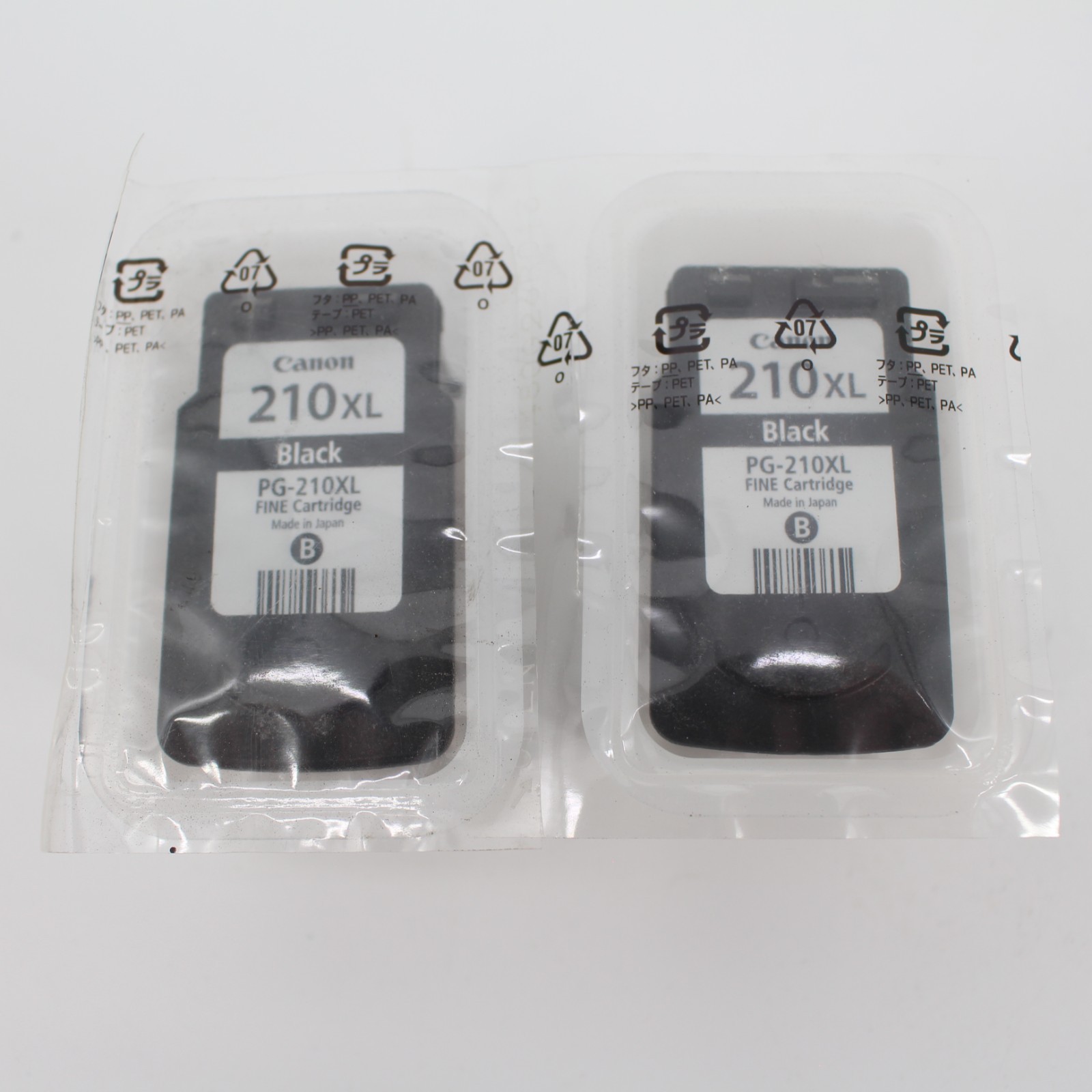 2x Genuine Canon 210XL Black Fine Ink 1 Cartridge Printer PIXMA PG-210XL SEALED