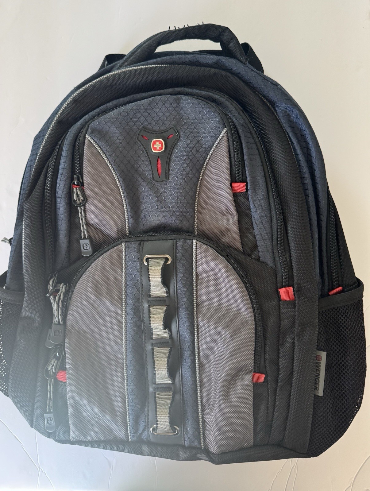 Wenger SwissGear ScanSmart Laptop Backpack Airflow TSA Friendly Black Gray