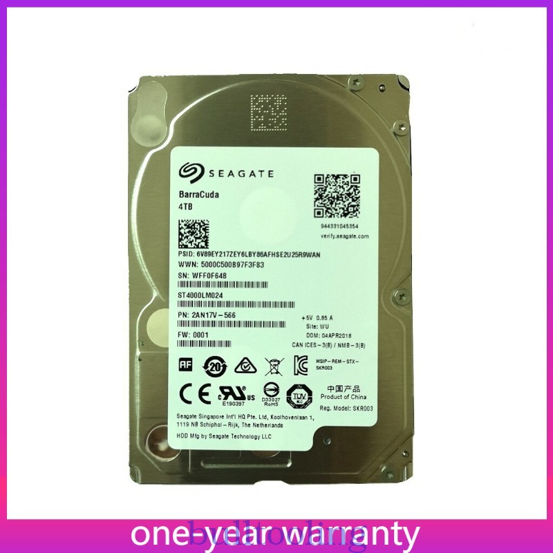 Original Seagate 4TB ST4000LM024 5400RPM 128MB SATA 2.5" HDD Hard Drive 15mm