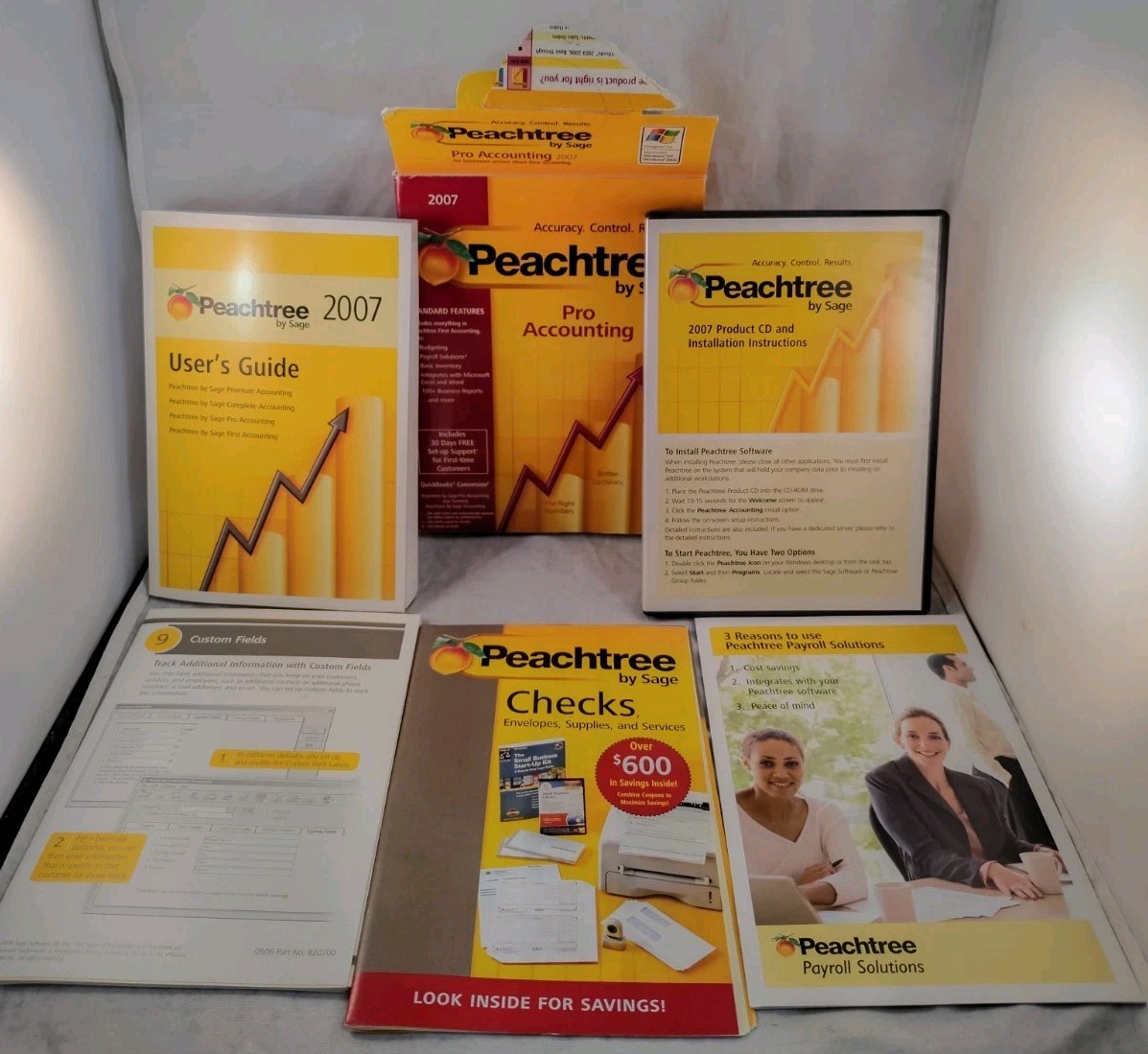 Peachtree Pro Accounting 2007 by Sage Business Software PC w/ Serial Number