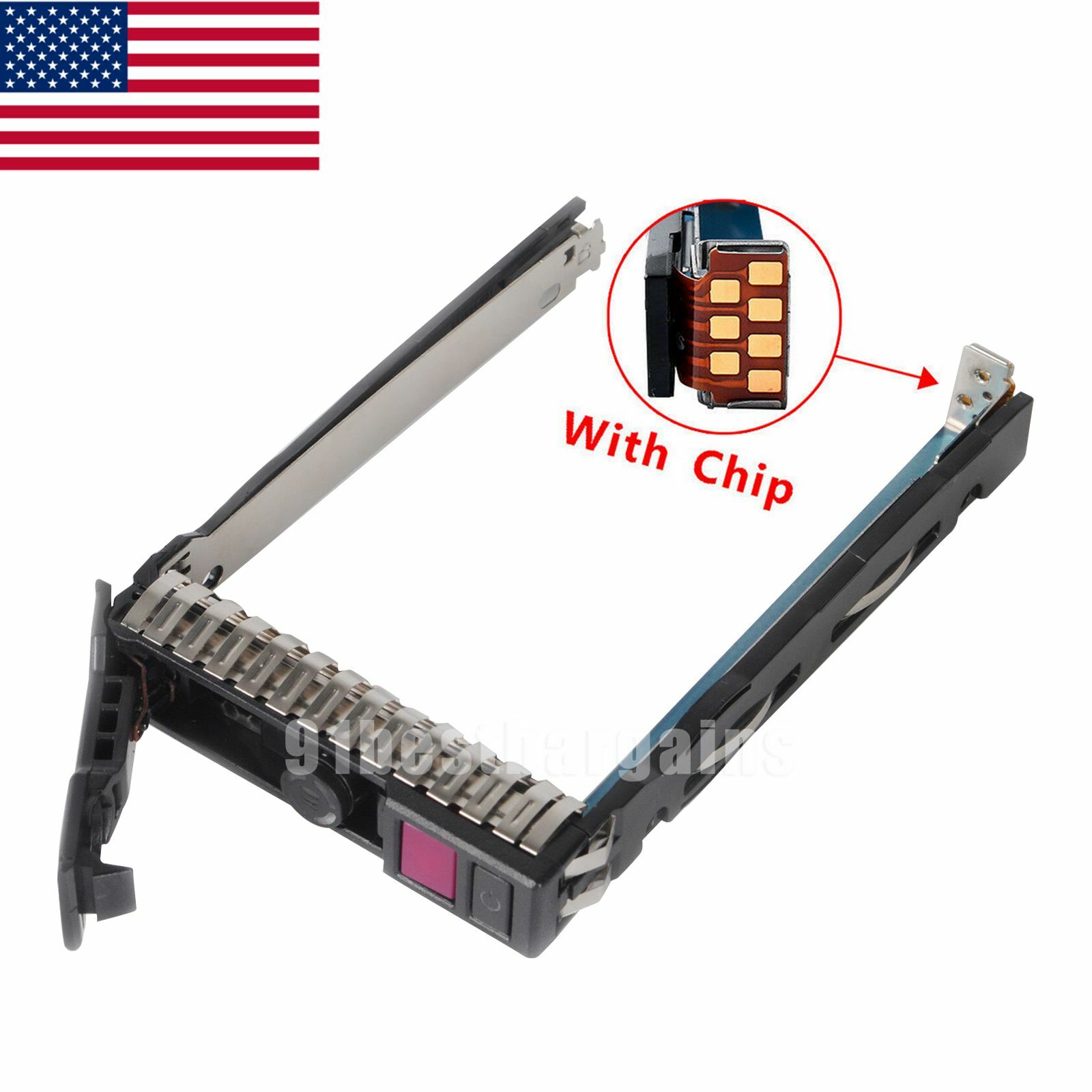 2.5" SFF SAS NVMe SSD HDD Tray Caddy for HP DL360 DL380 G10 727695-001 w/Screws 