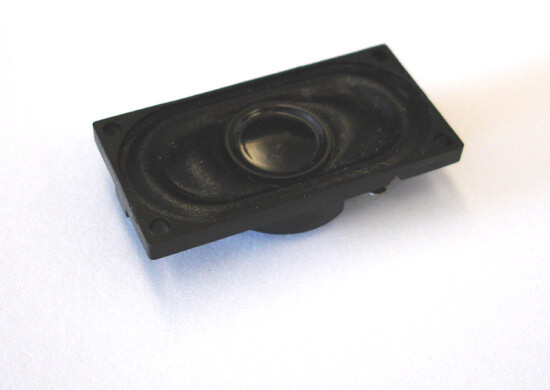 Mini 8 Ohms 2.0 W 40 x 20mm laptop rectangle frame selvage cone speaker 2 pcs 