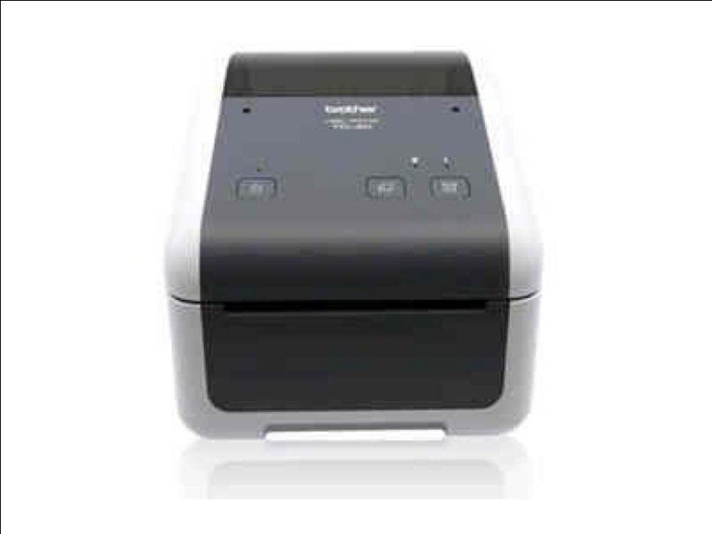 Brother 4.3 Desktop Printer, DT, 203dpi, 8ips, LAN/ USB/ Ser, TD4420DN