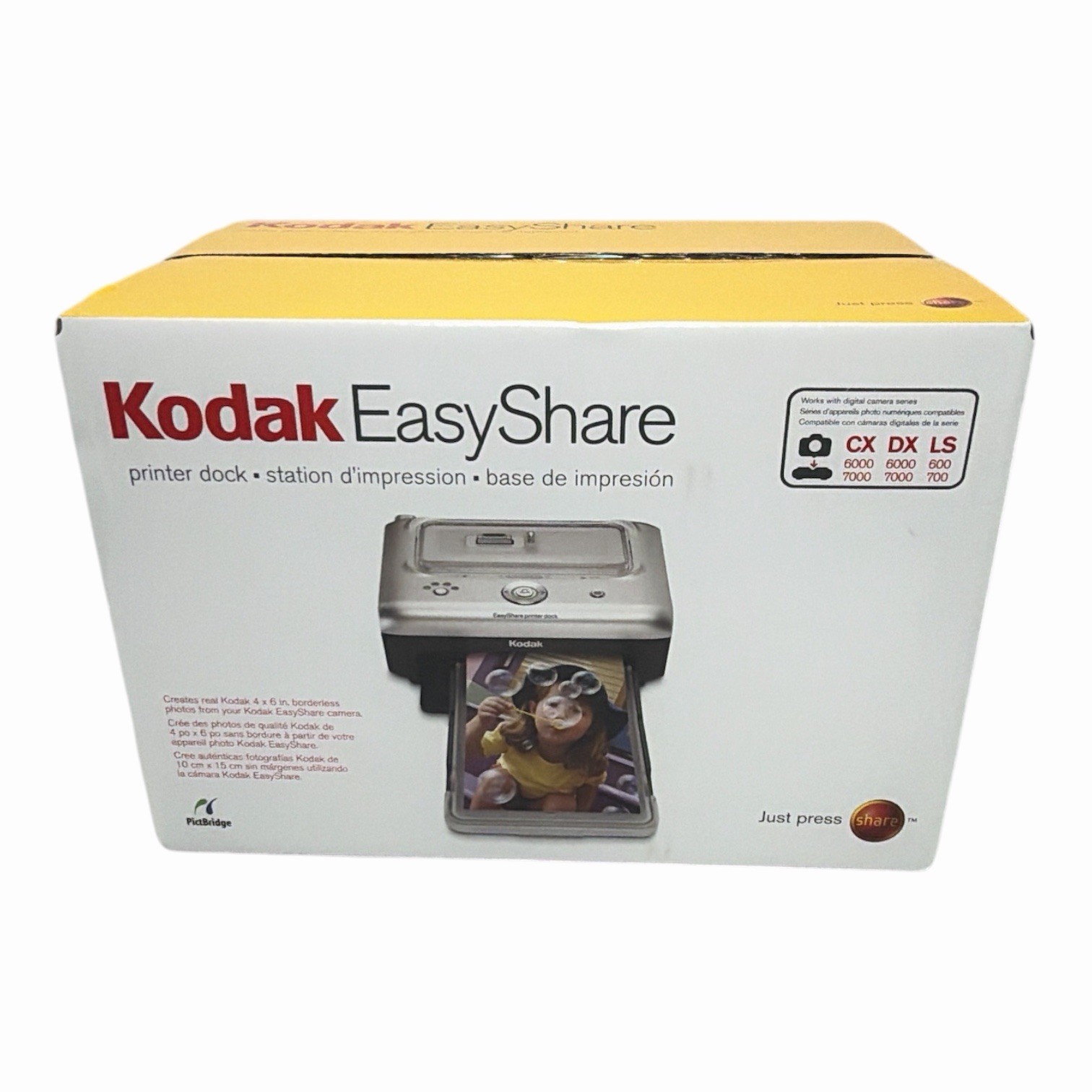 Kodak EasyShare Printer Dock New Sealed Genuine NOS Compatible CX DX LS Cameras