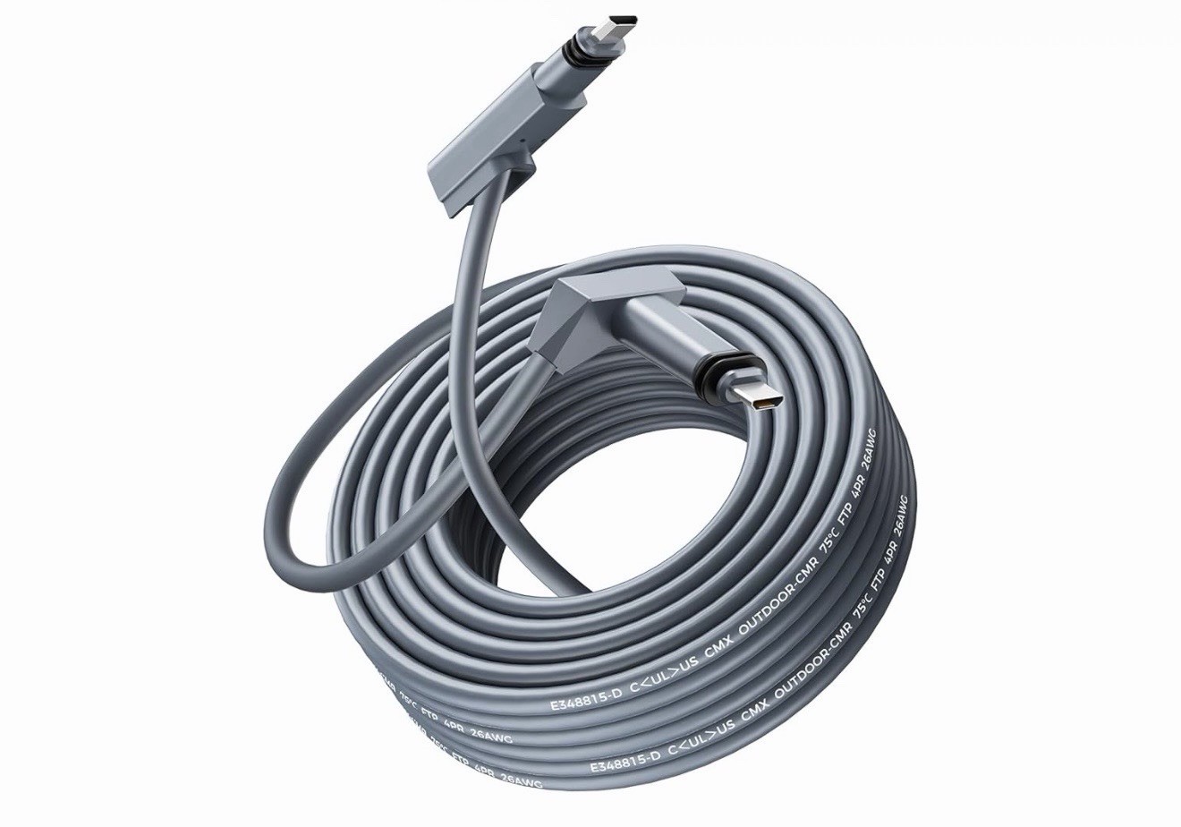 Starlink Gen 2 Cable 75FT/23M, ONLY for Gen 2 Rectangular Dish, Waterproof