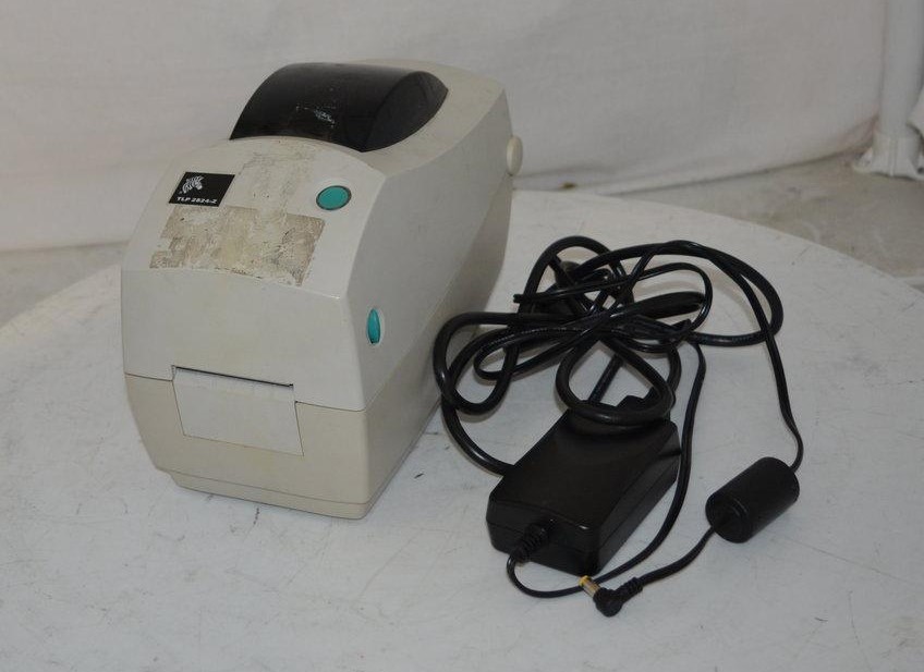 Zebra TLP2824-Z 282Z-11400-0001 Thermal Receipt Printer SEE NOTES