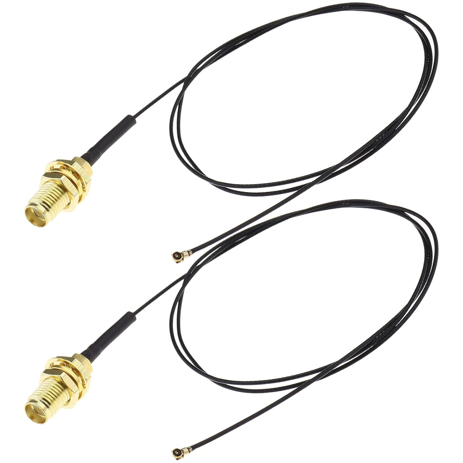 2Pcs IPEX 4 to RP-SMA Cable Antenna Replacement Compatible with Intel AX200NGW 8