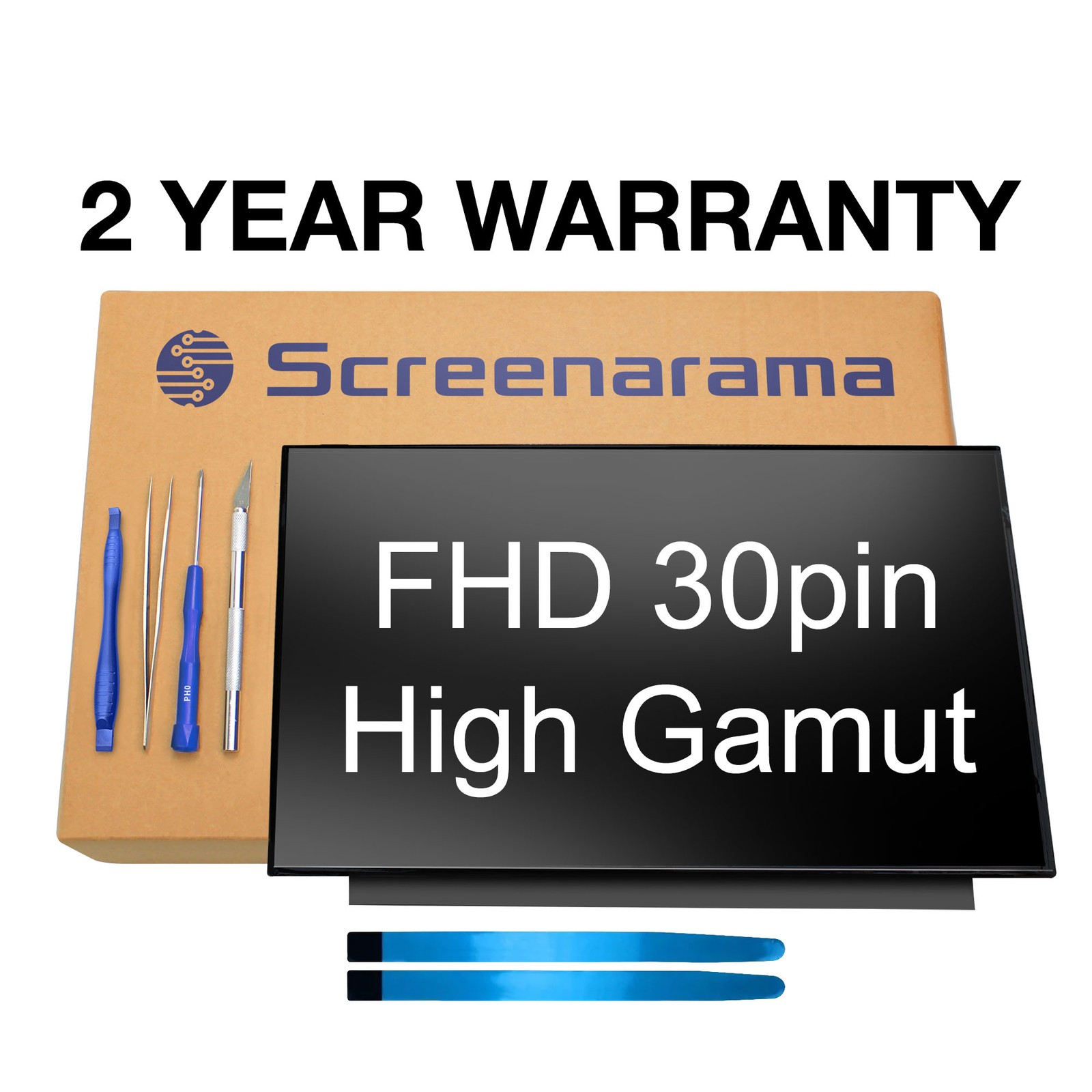 N140HCG-GQ2 REV.C1 B1 High Gamut + TAPE IPS LCD Screen + Tools SCREENARAMA