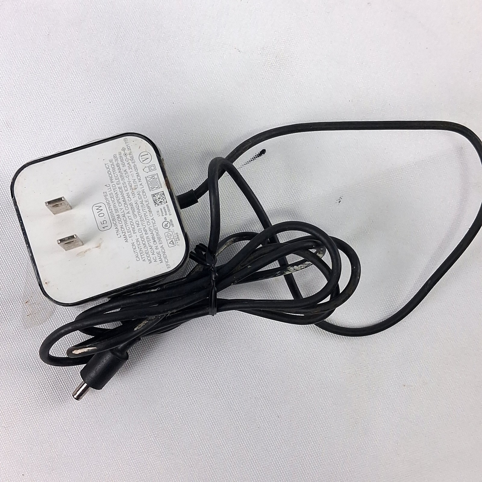 Amazon 15W AC Power Adapter Charger 12V 1.25A Model GP92NB