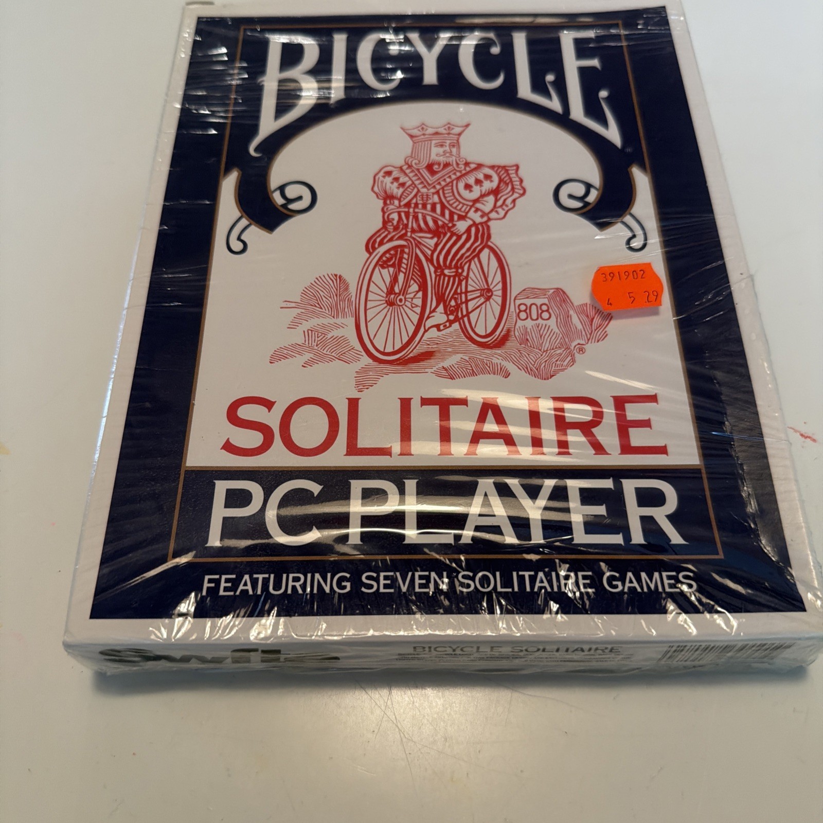 1991 Bicycle Solitaire PC Player SWFTE International IBM MS-DOS 3.5 & 5.25”