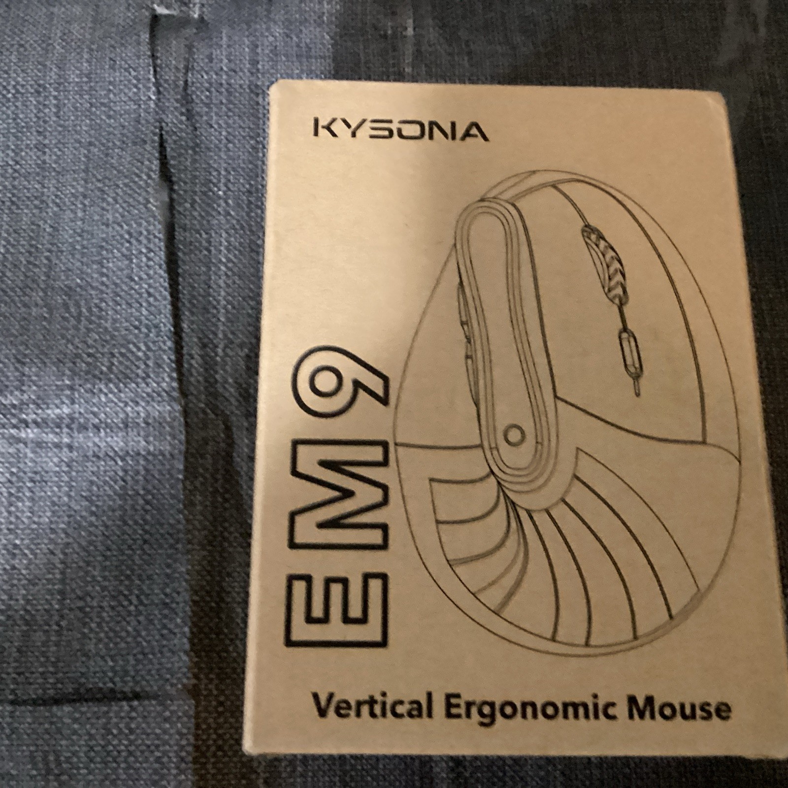 KYSONA Ergonomic Wireless Rechargeable Mouse Vertical Quiet Ergo Mouse