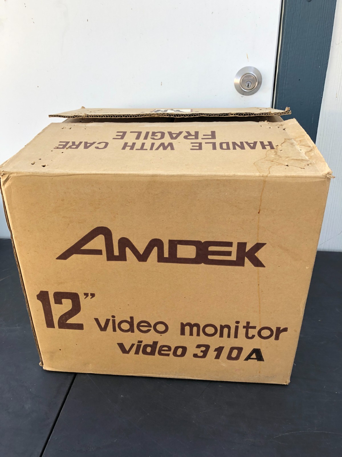 Amdek Video 310A 12"  Computer Video Monitor Untested For Parts