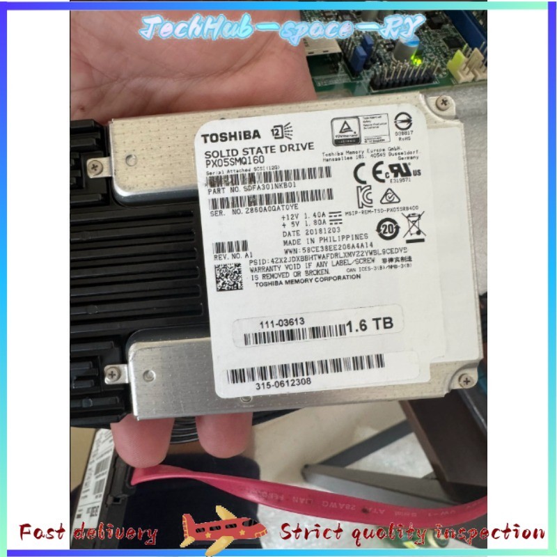 TOSHIBA SDFA301NKB01 PX05SMQ160 111-03613 1.6TB SAS 2.5'' 12GB/S
