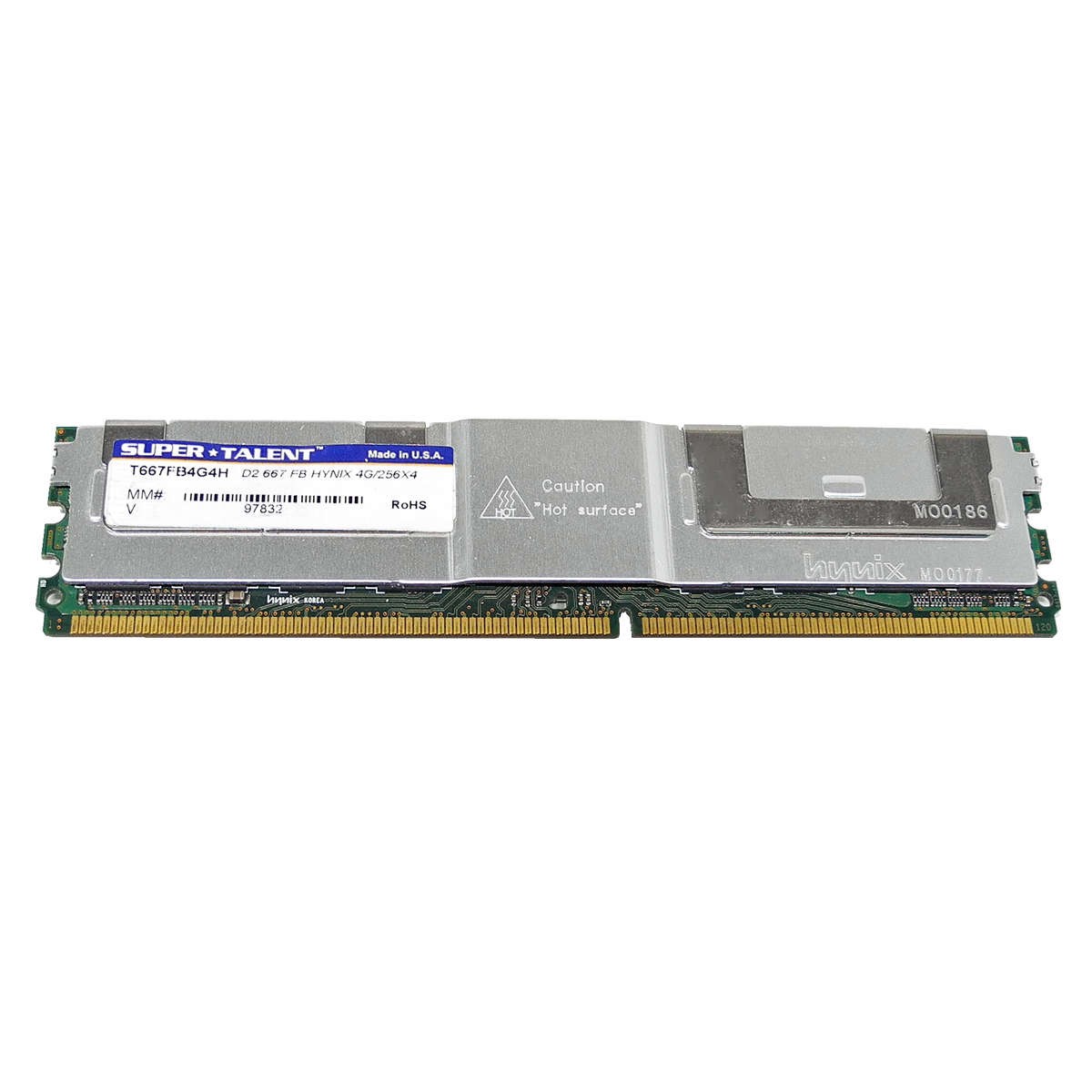 Super Talent T667FB4G4H Hynix 4G/256x4 4GB PC2-5300 Server RAM FB ECC DDR2-667
